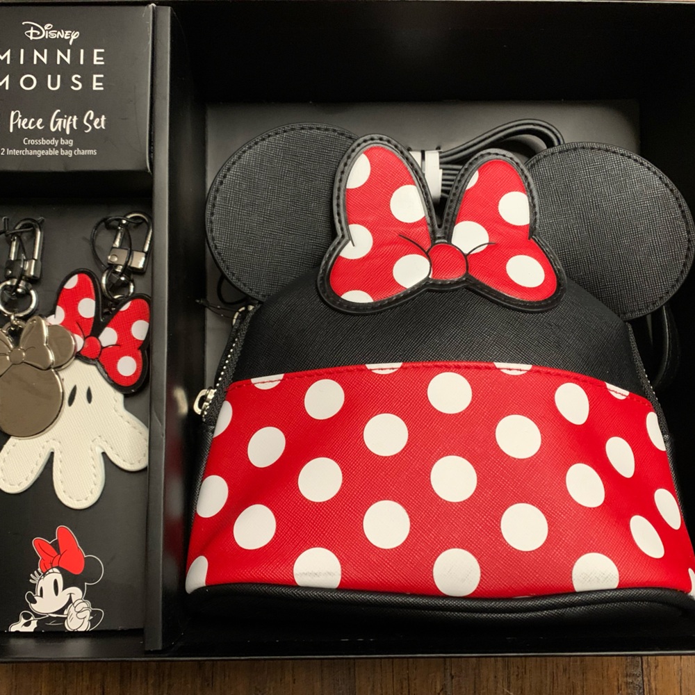 Disney Minnie Mouse Red and Black Kids Accessory Set